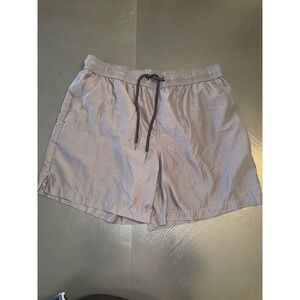George Men's Swim Trunks, Medium 36-38 Pre-owned Gray Beach Lake Camping